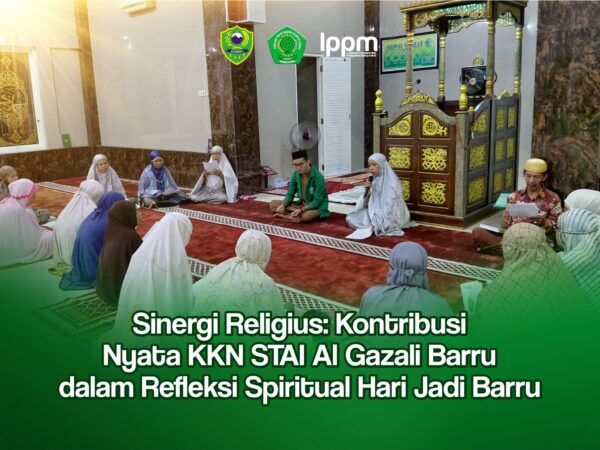Sinergi Religius: Kontribusi Nyata KKN STAI Al Gazali Barru dalam Refleksi Spiritual Hari Jadi Kab. Barru